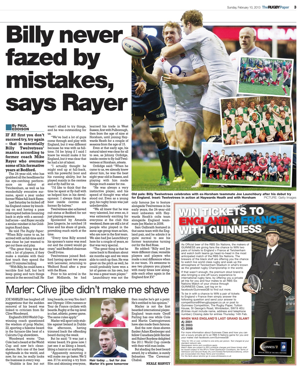The Rugby Paper Preview Pages