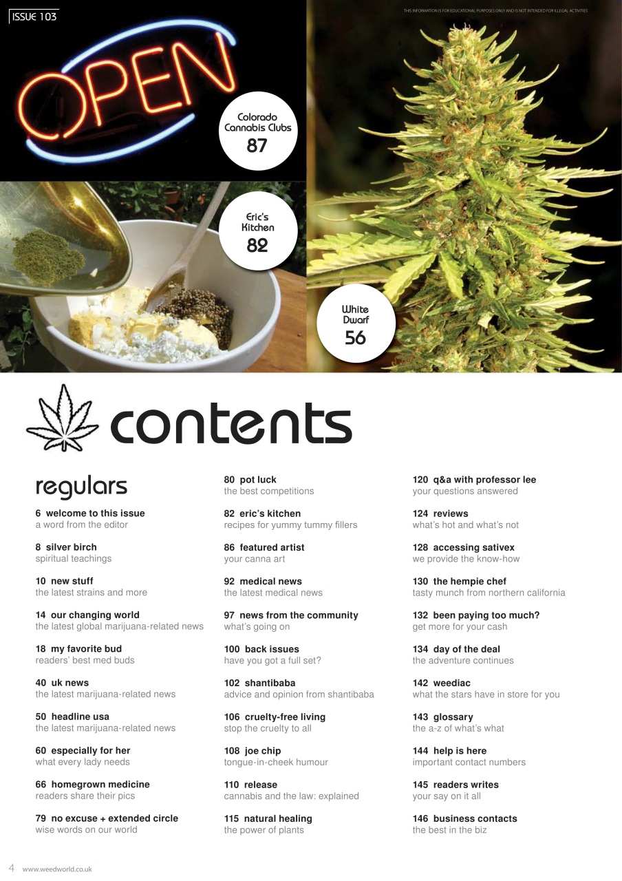 Weed World Preview Pages