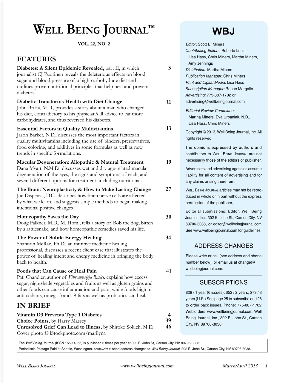 Well Being Journal Preview Pages