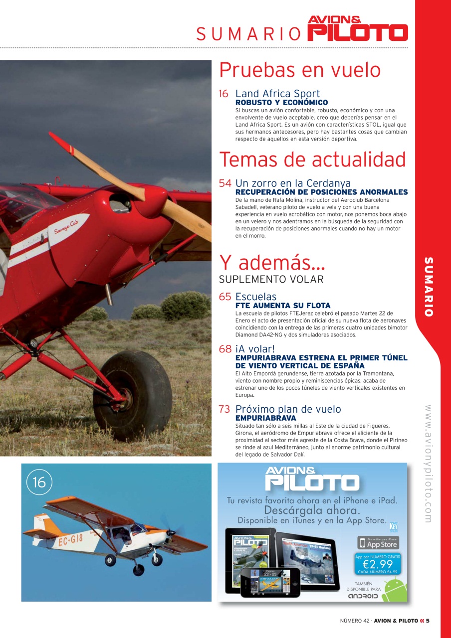 Revista Avion & Piloto Preview Pages