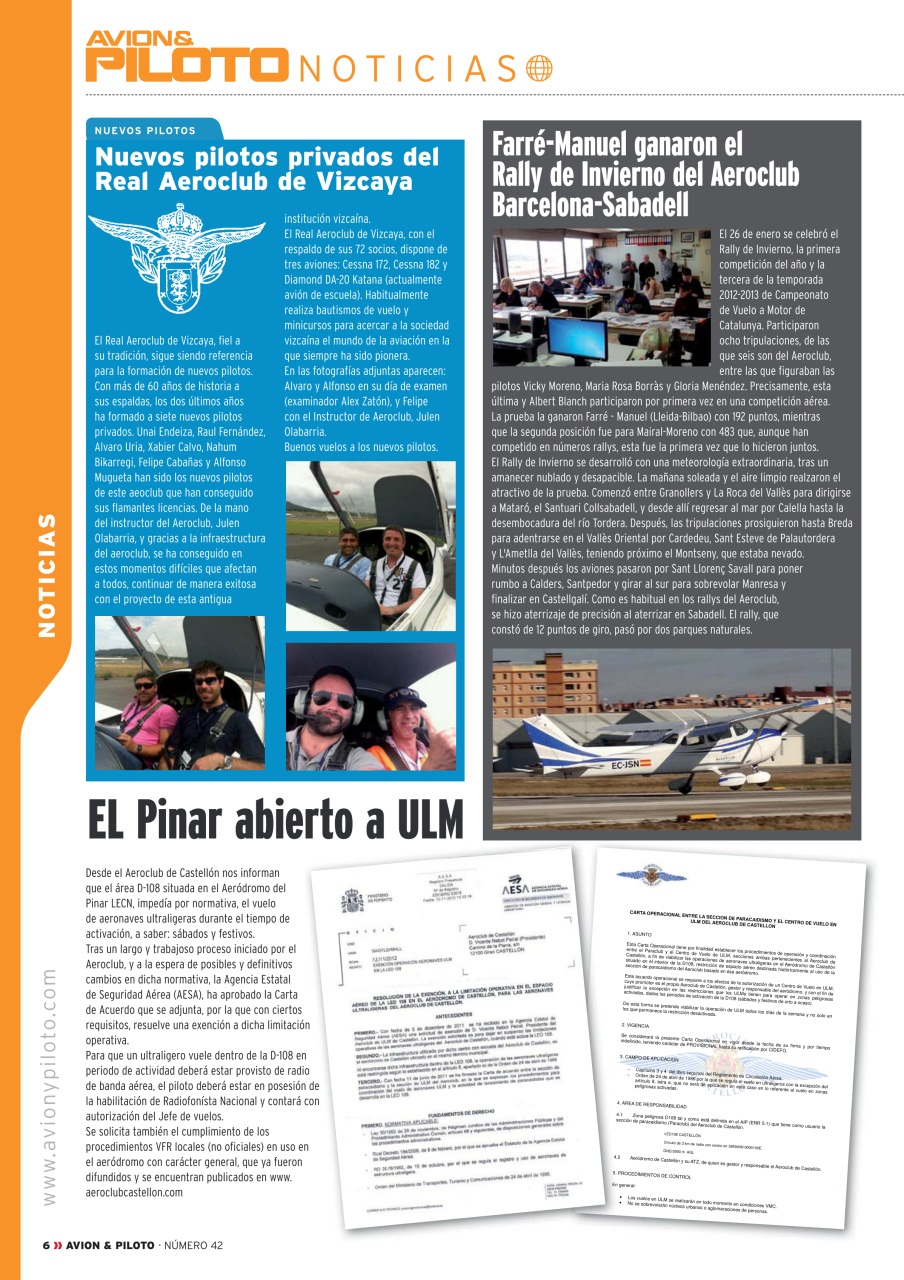 Revista Avion & Piloto Preview Pages