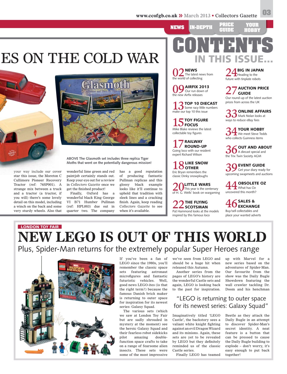 Collectors Gazette Preview Pages