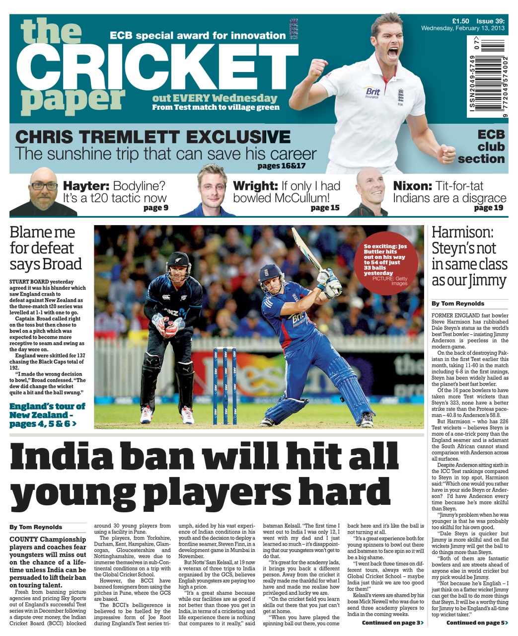 The Cricket Paper Preview Pages