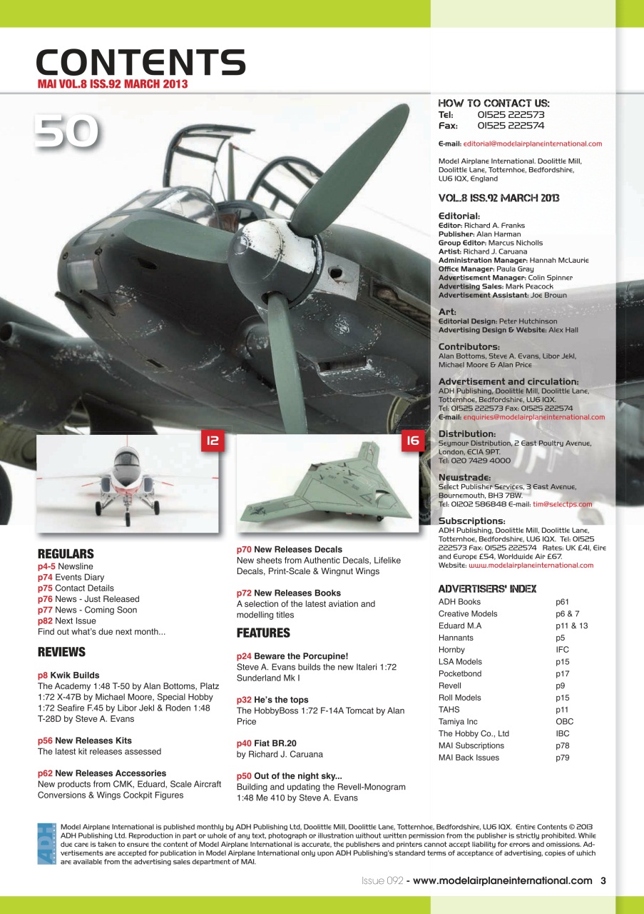 Model Airplane International Preview Pages
