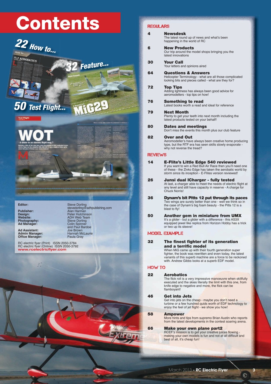 RC Electric Flyer Preview Pages