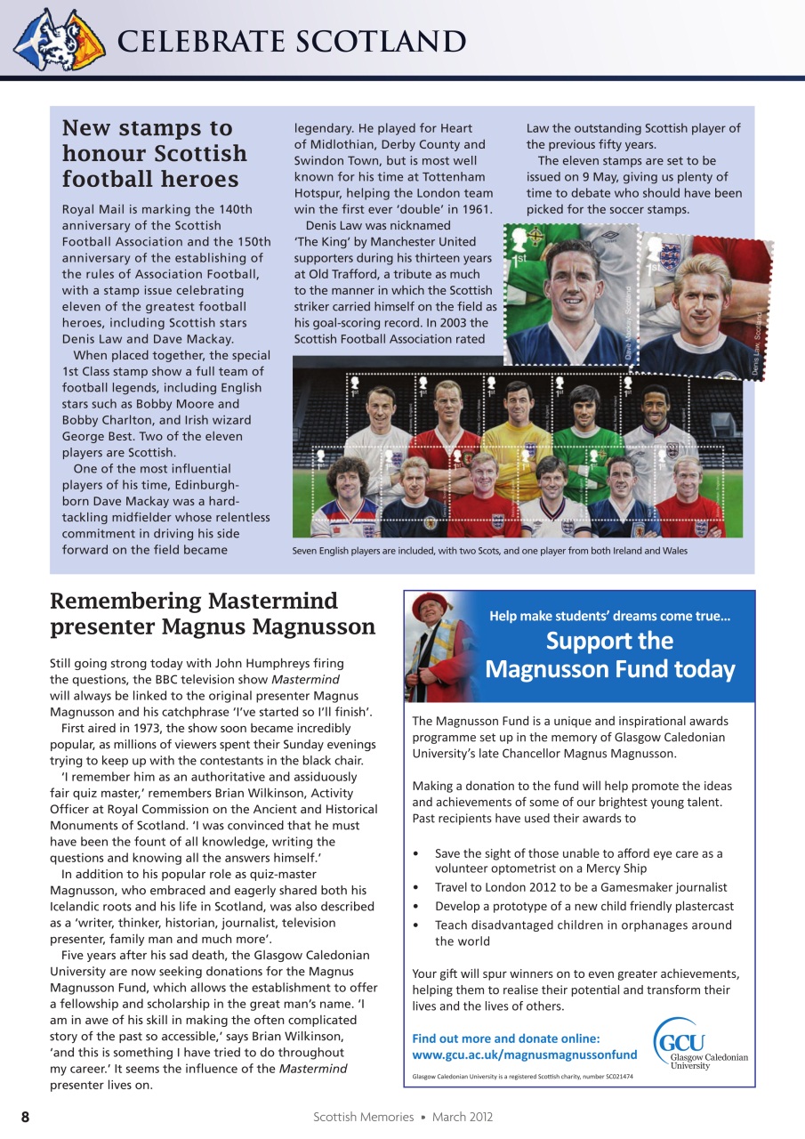 Scottish Memories Preview Pages
