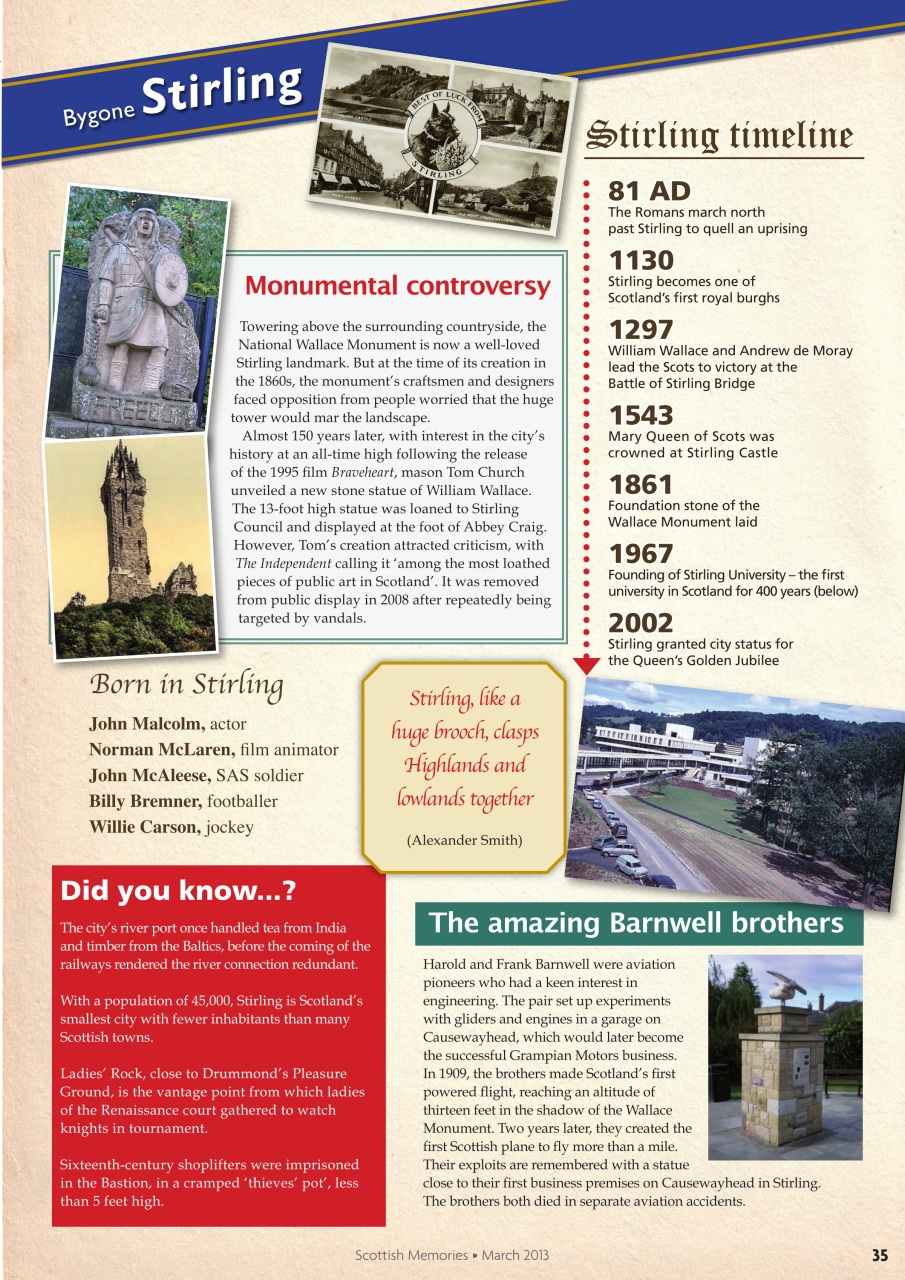 Scottish Memories Preview Pages