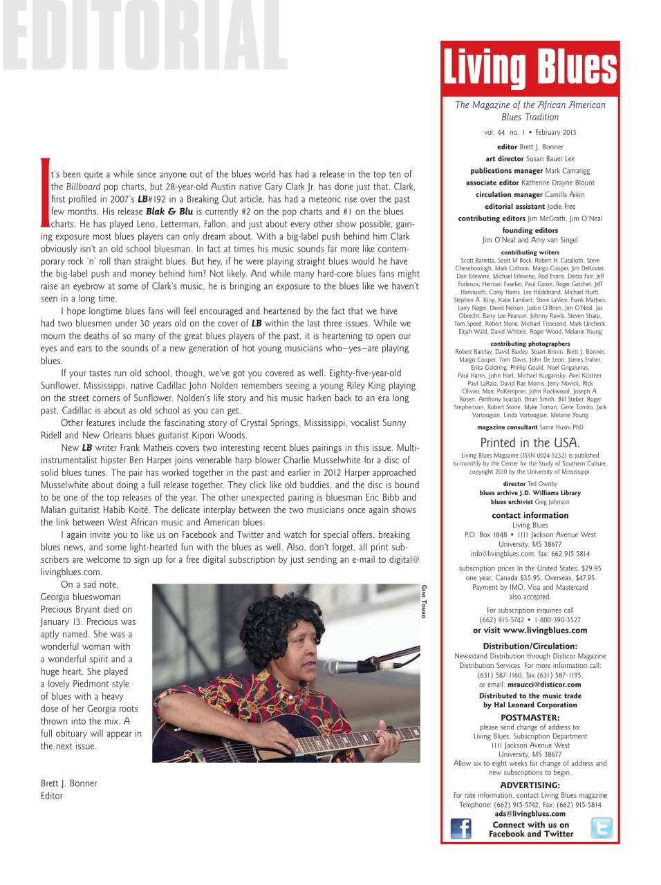 Living Blues Preview Pages