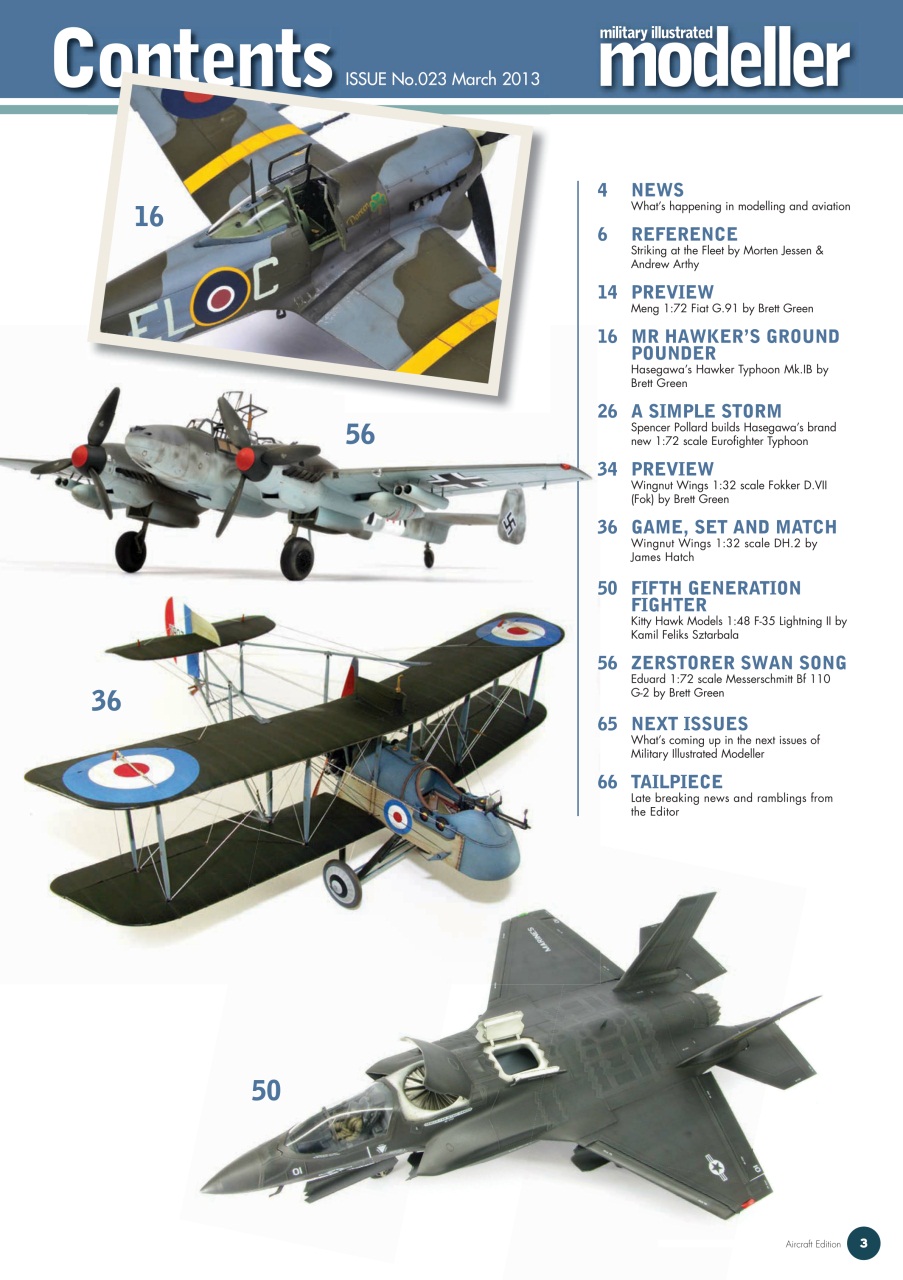 MIM: Aircraft Edition Preview Pages