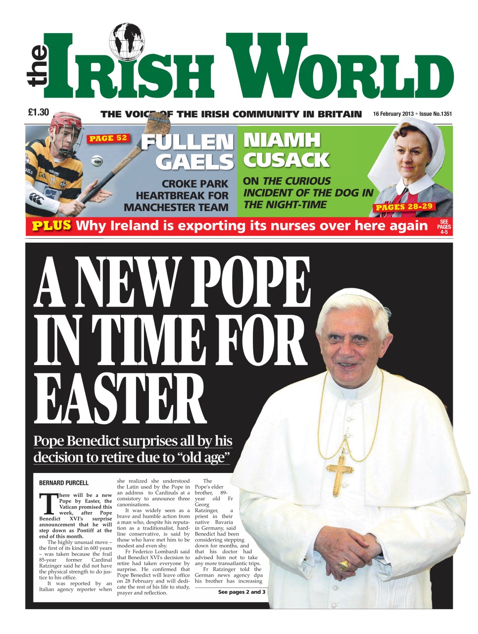 Irish World Preview Pages