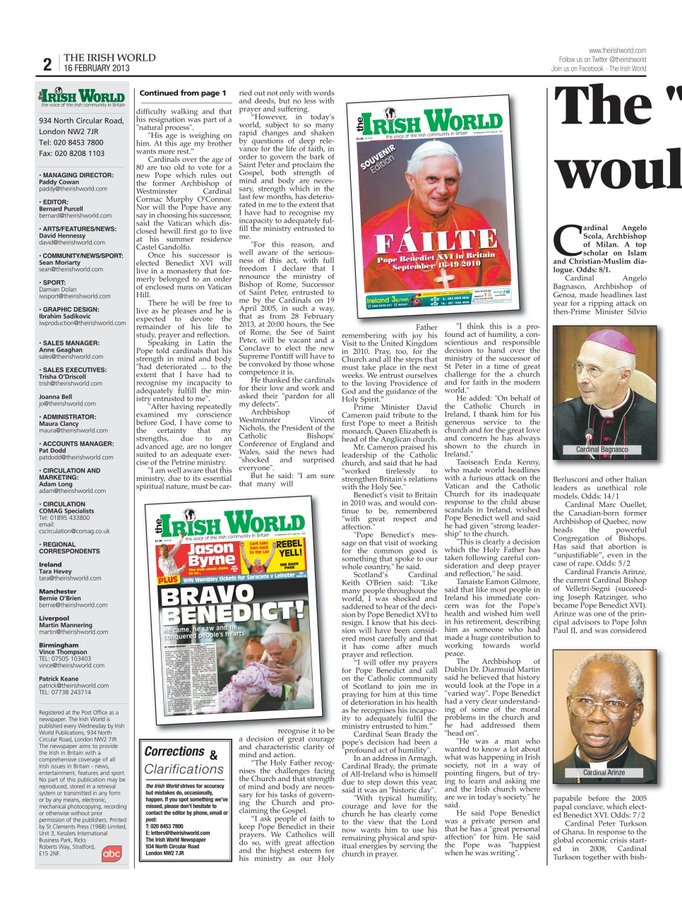 Irish World Preview Pages