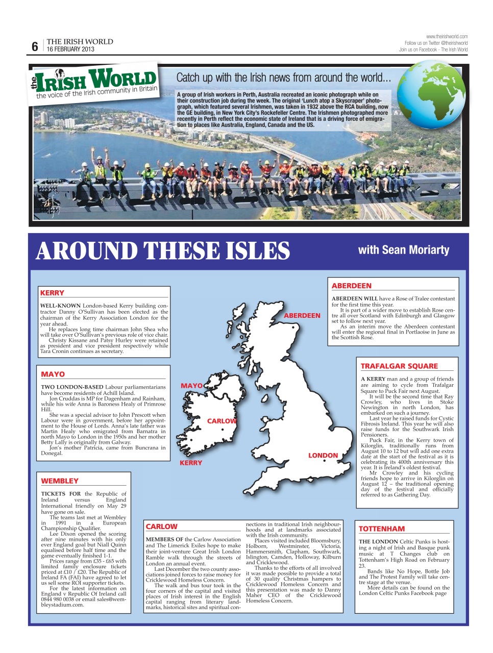Irish World Preview Pages