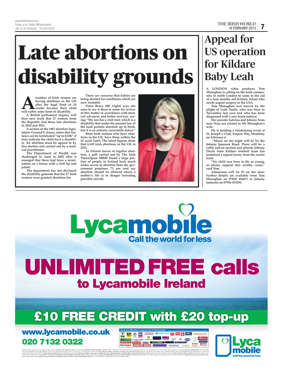 Irish World Preview Pages