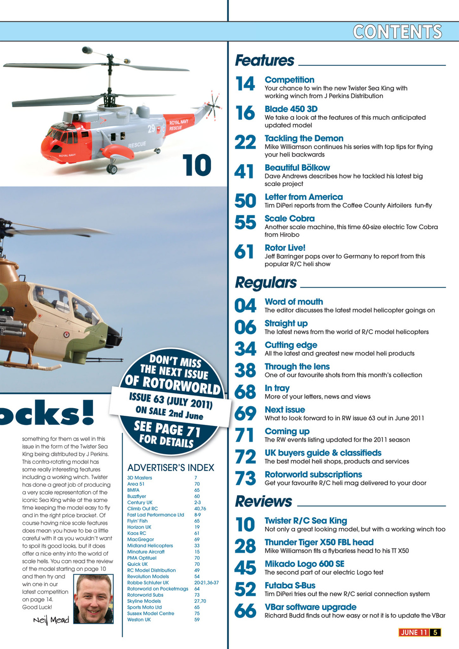 Radio Control Rotor World Preview Pages