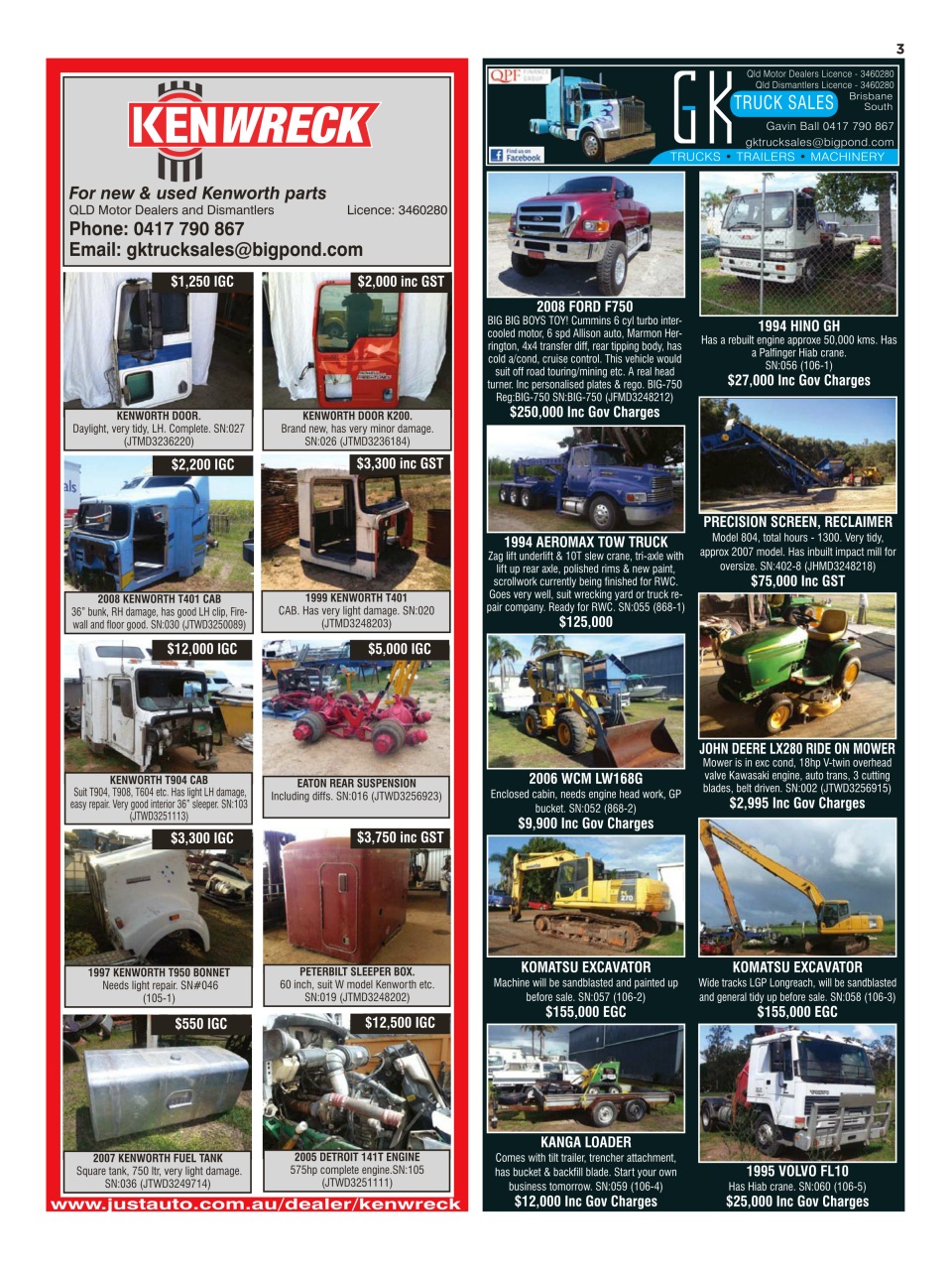 JUST TRUCKS Preview Pages