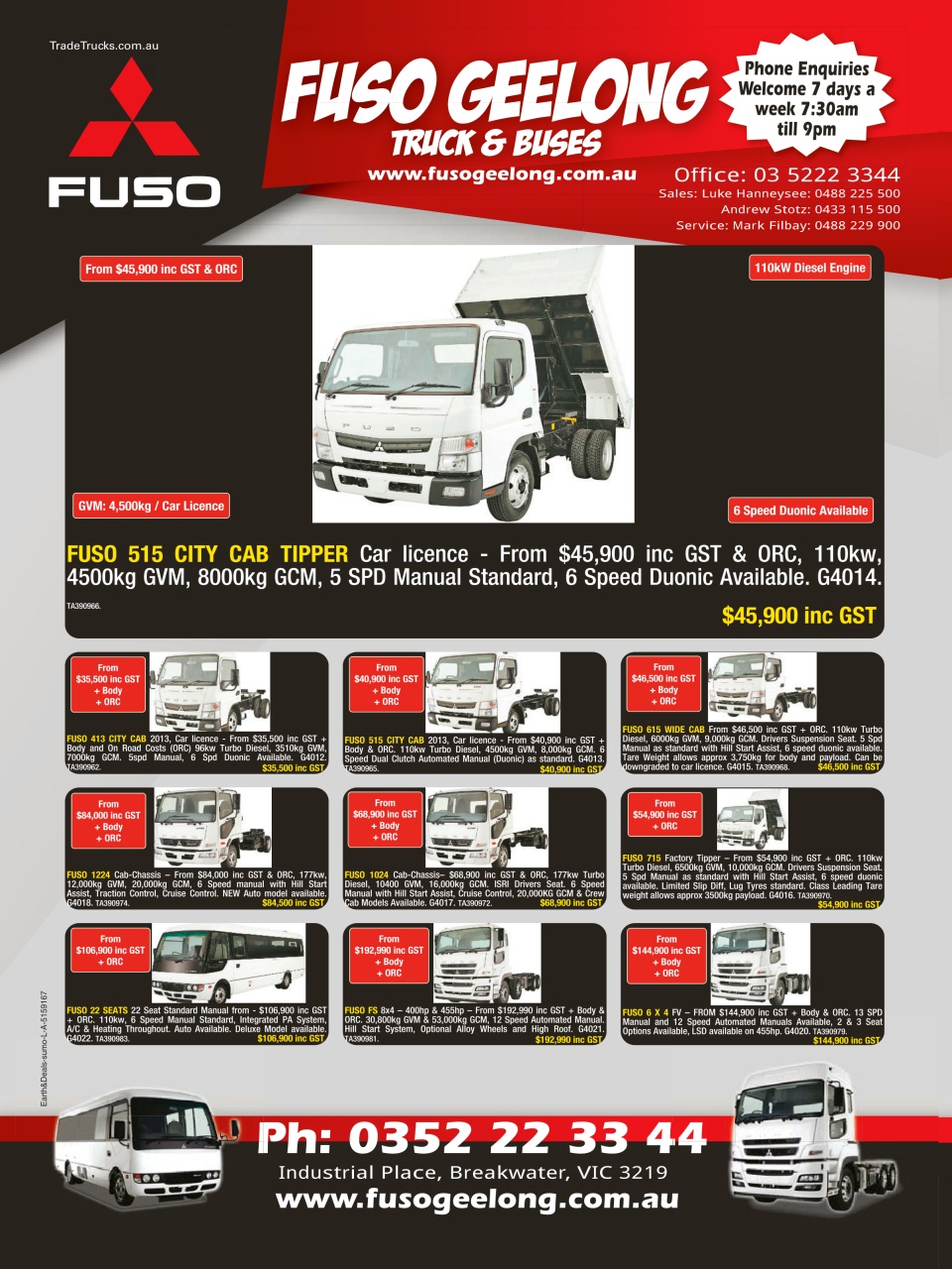 JUST TRUCKS Preview Pages