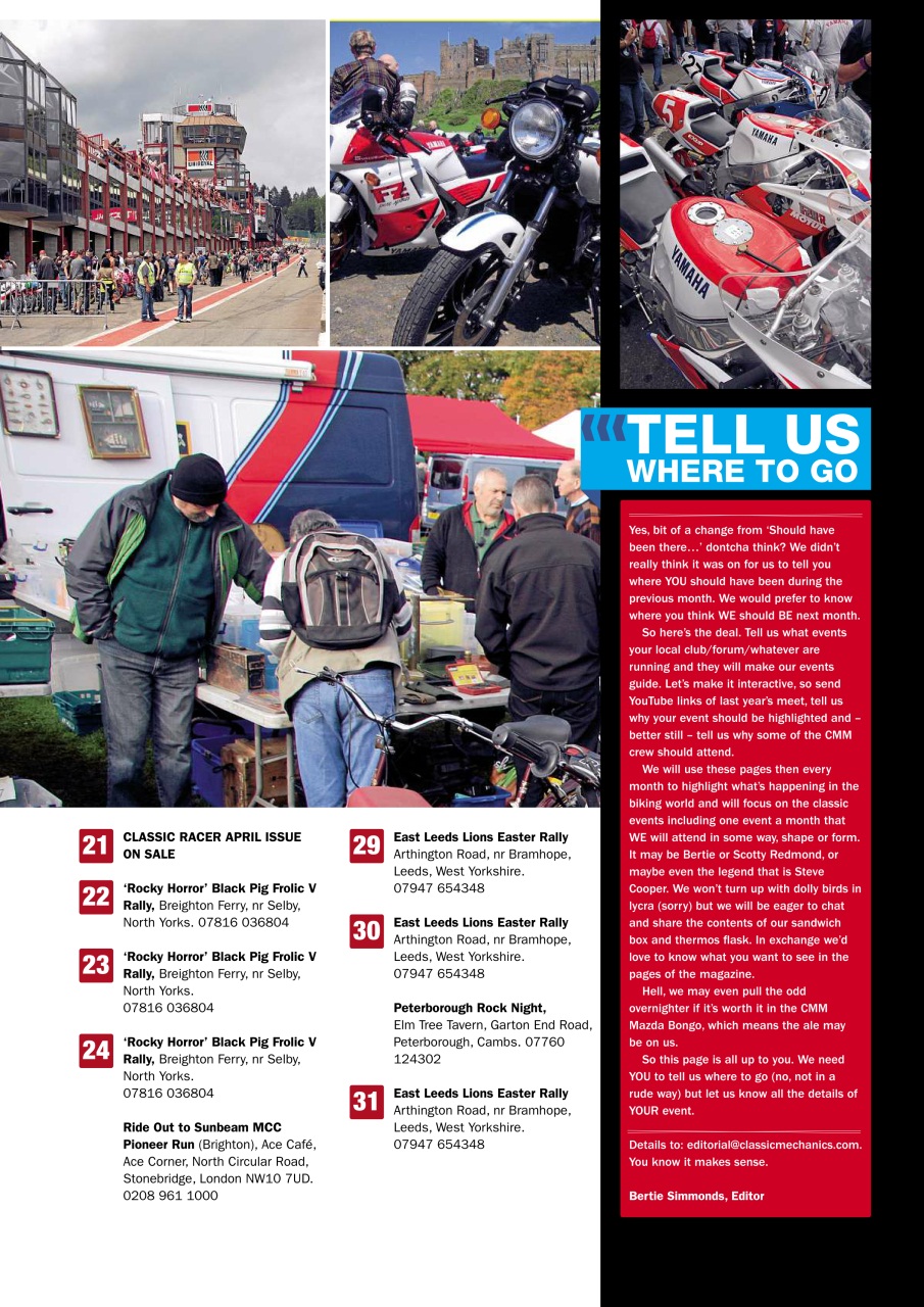 Classic Motorcycle Mechanics Preview Pages