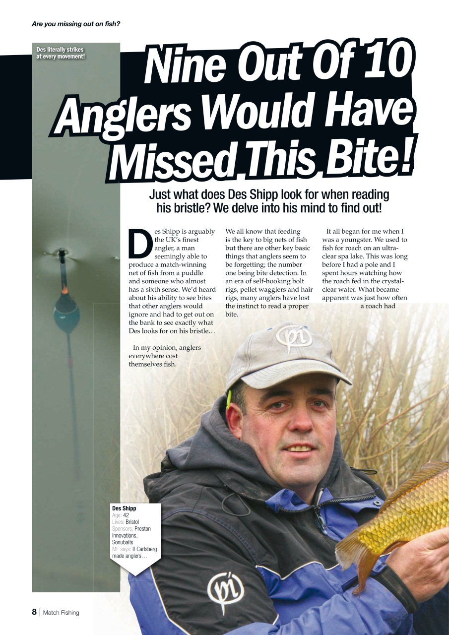 Match Fishing Preview Pages