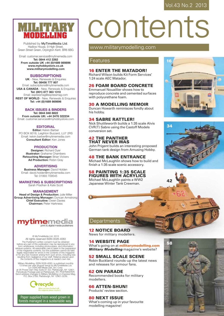 Military Modelling International Magazine Preview Pages