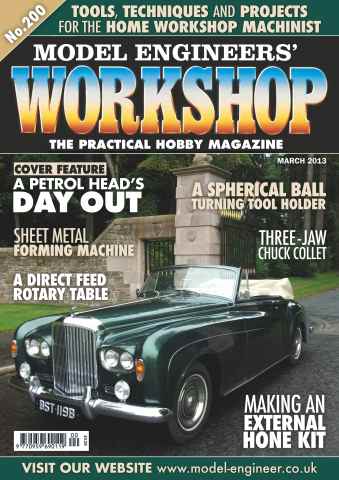 Model Engineer & Workshop Magazine issue March 2013