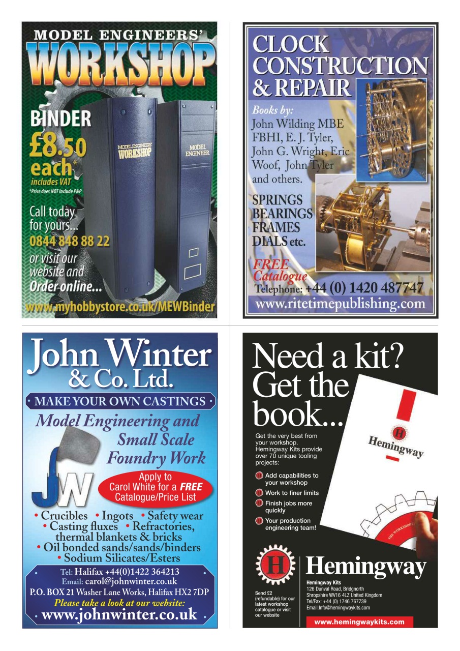 Model Engineer & Workshop Magazine Preview Pages