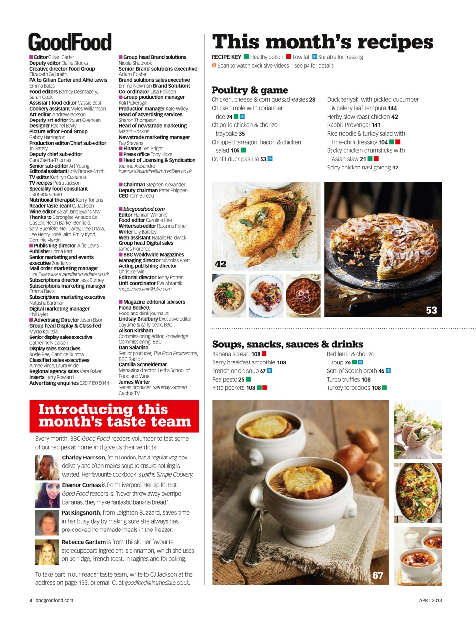 Good Food Magazine Preview Pages