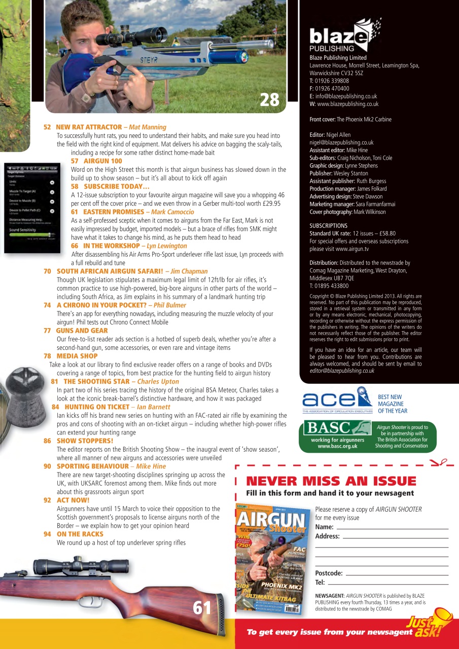 Airgun Shooter Preview Pages