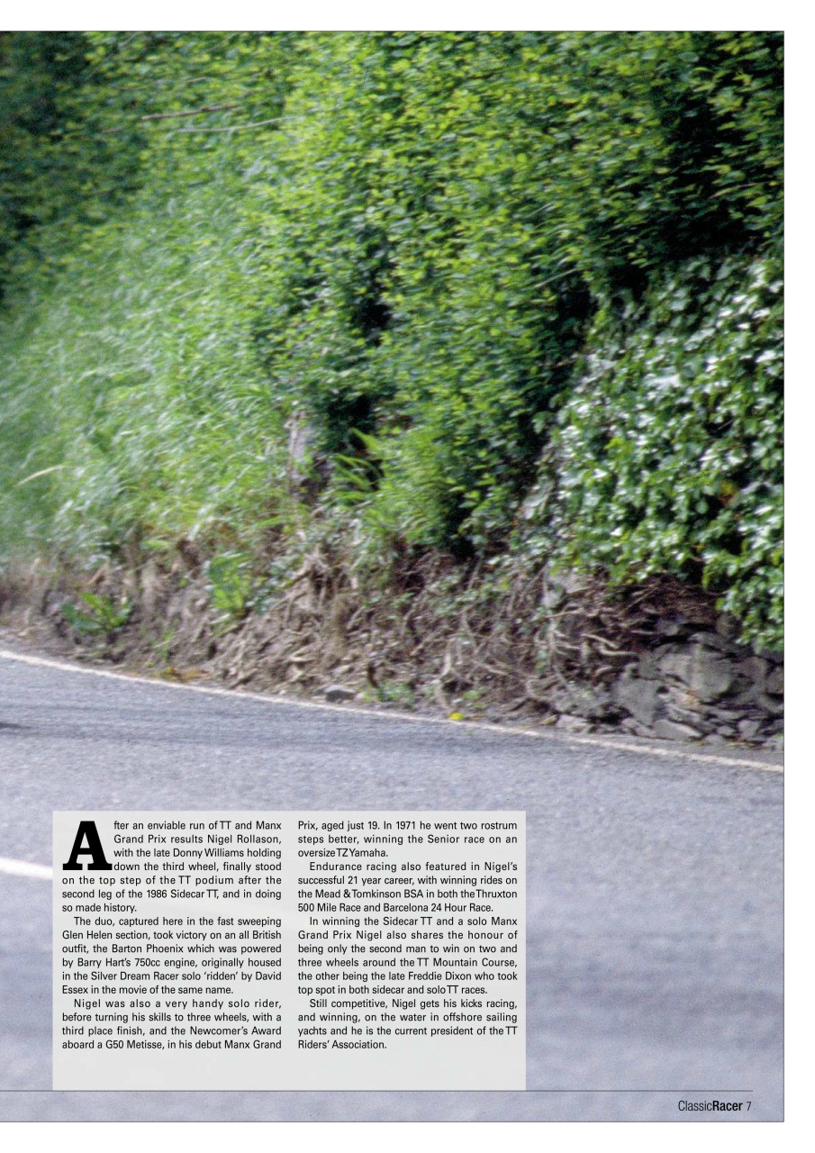 Classic Racer Preview Pages