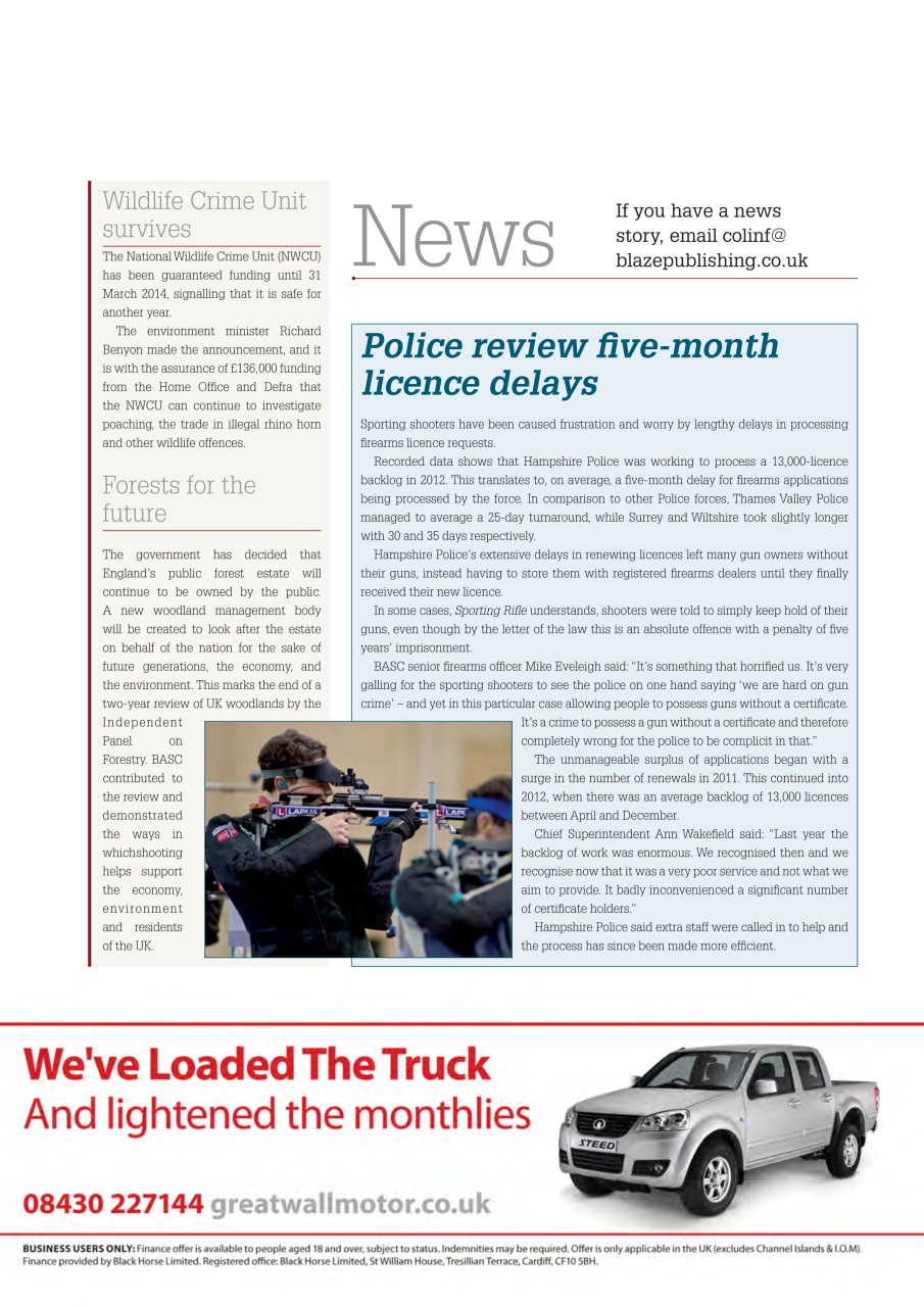 Sporting Rifle Preview Pages