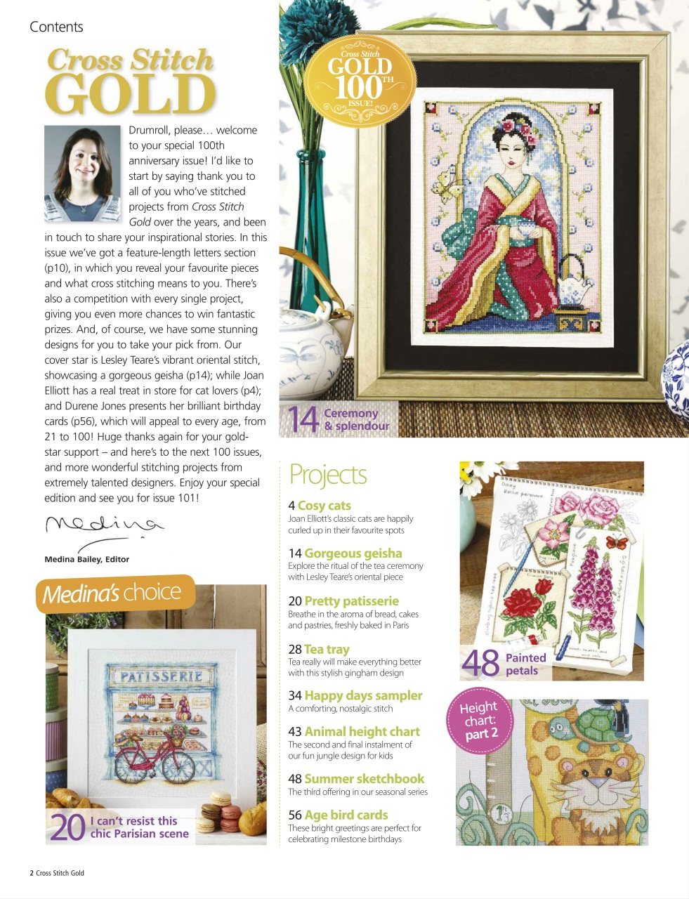 Cross Stitch Gold Preview Pages