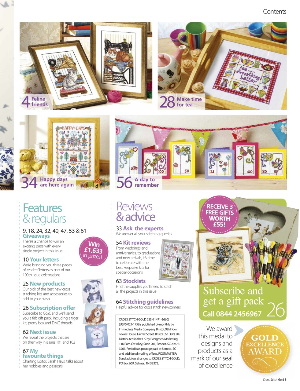 Cross Stitch Gold Preview Pages