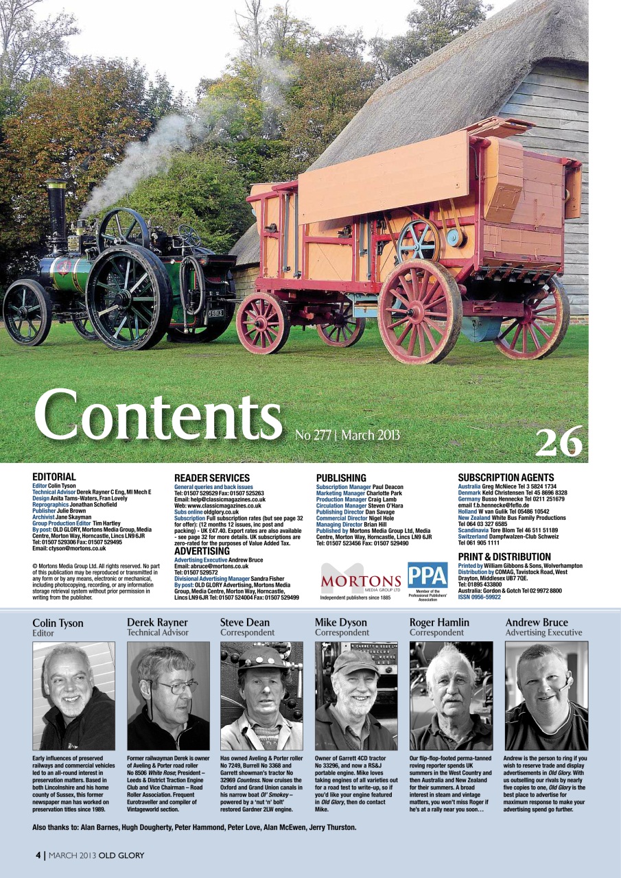 Old Glory Magazine Preview Pages