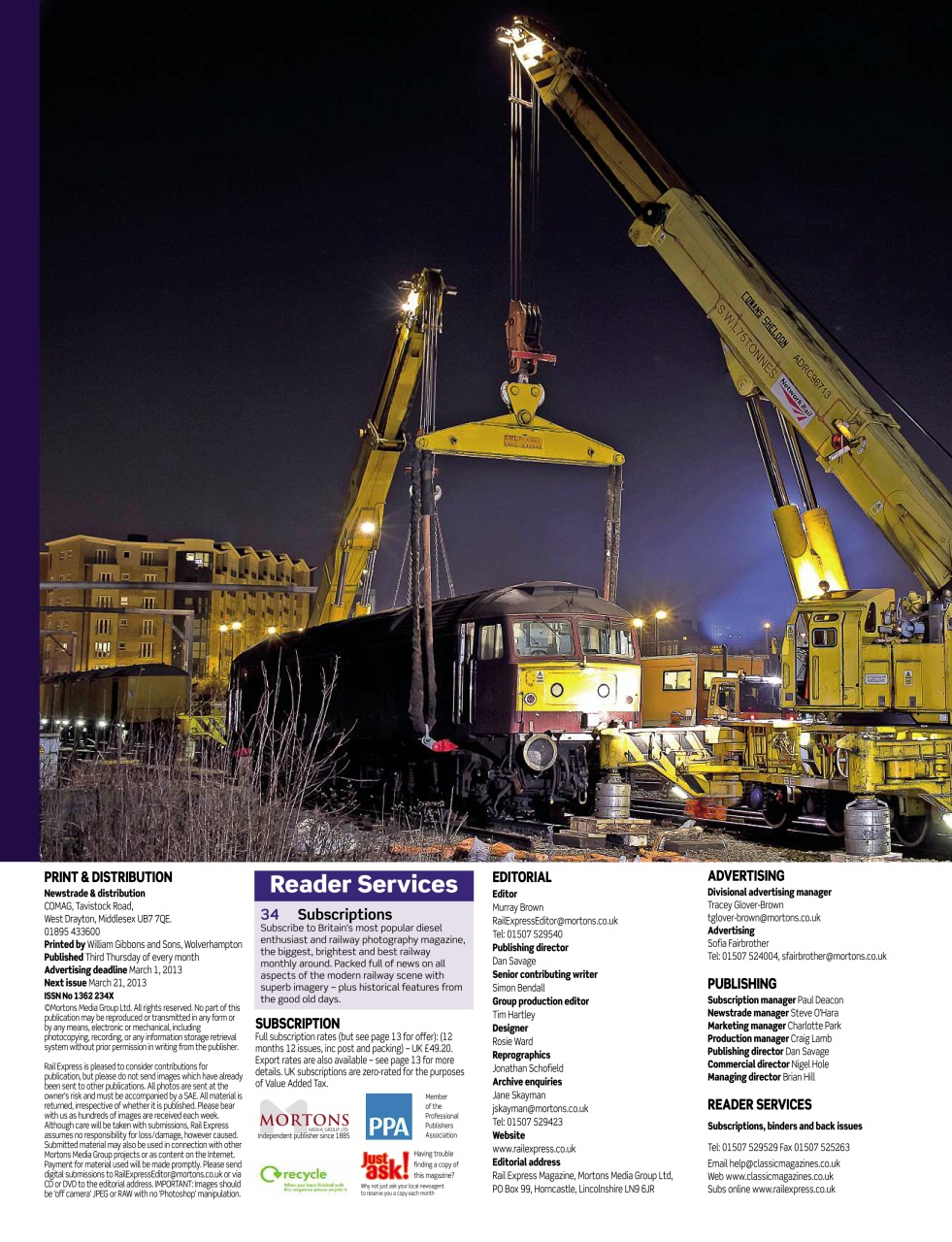 Rail Express Preview Pages