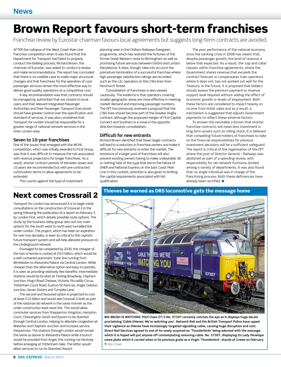 Rail Express Preview Pages