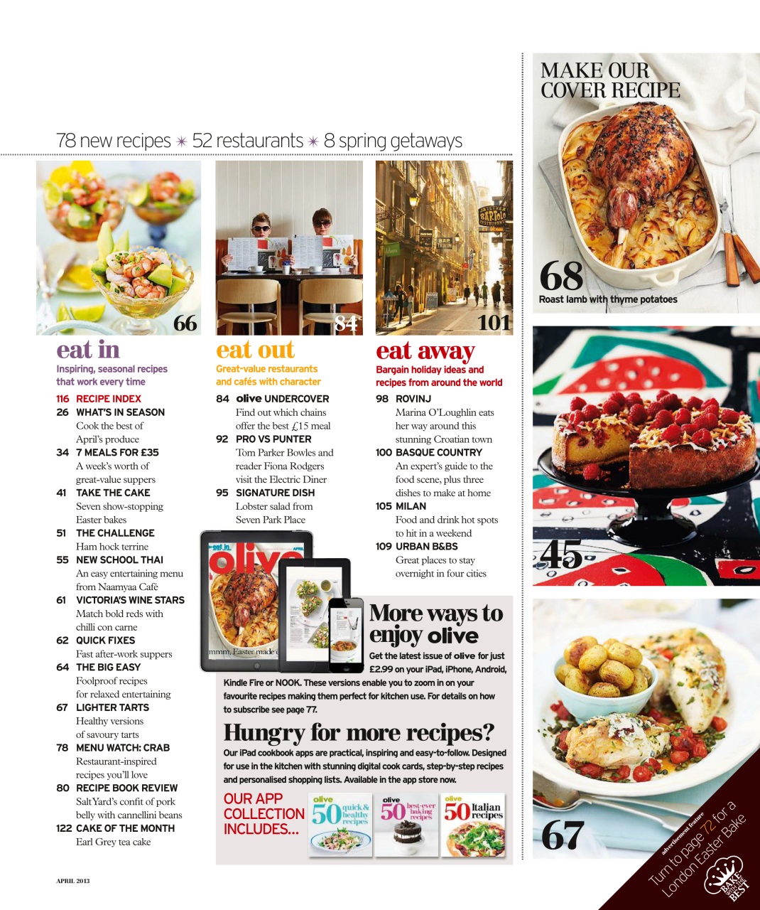 Olive Magazine Preview Pages