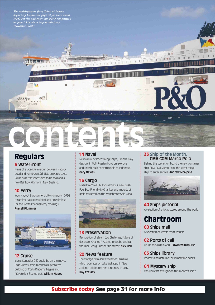 Ships Monthly Preview Pages