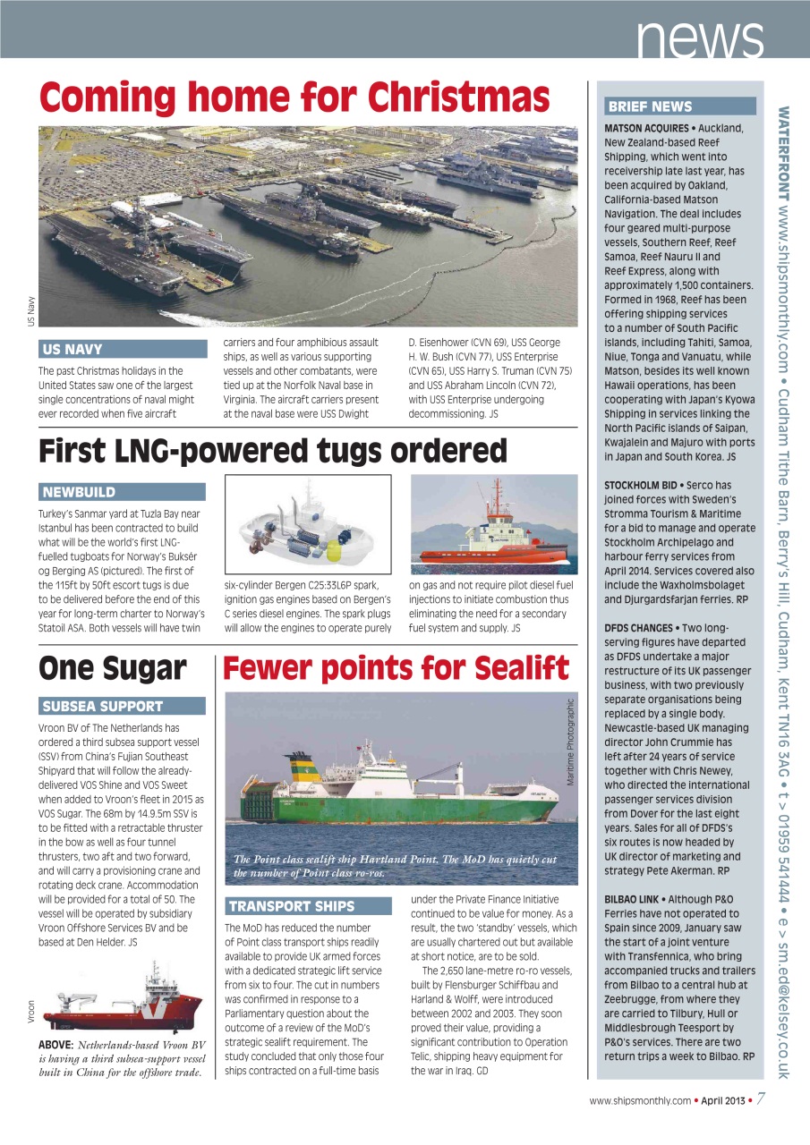Ships Monthly Preview Pages