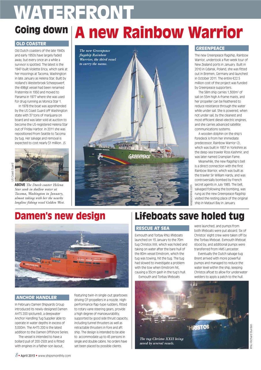 Ships Monthly Preview Pages
