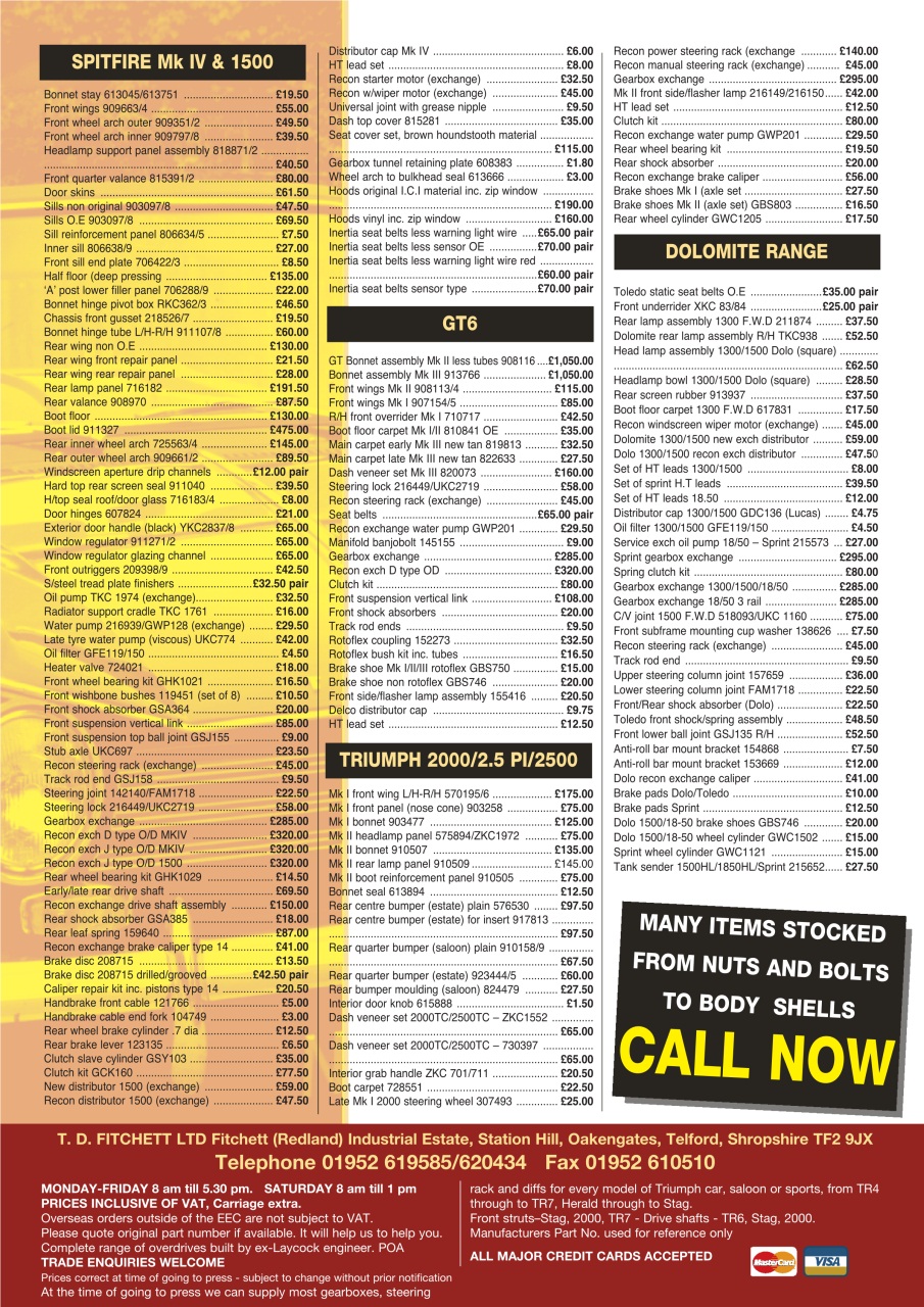 Triumph World Preview Pages