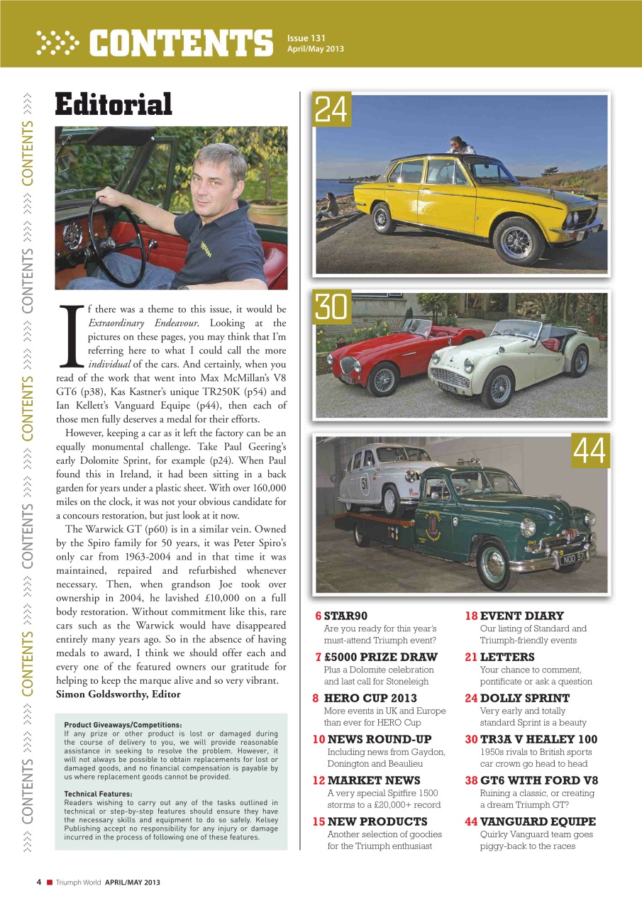 Triumph World Preview Pages