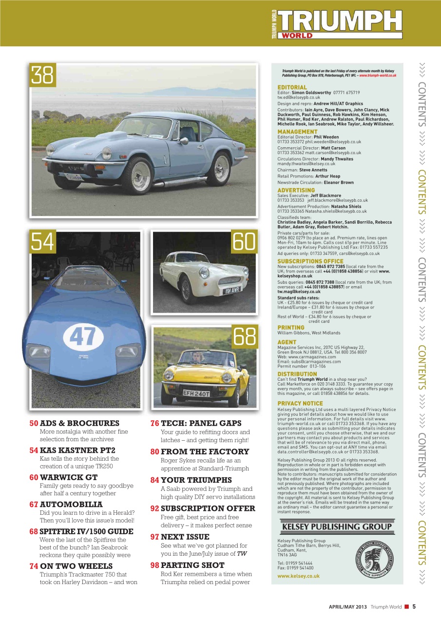 Triumph World Preview Pages