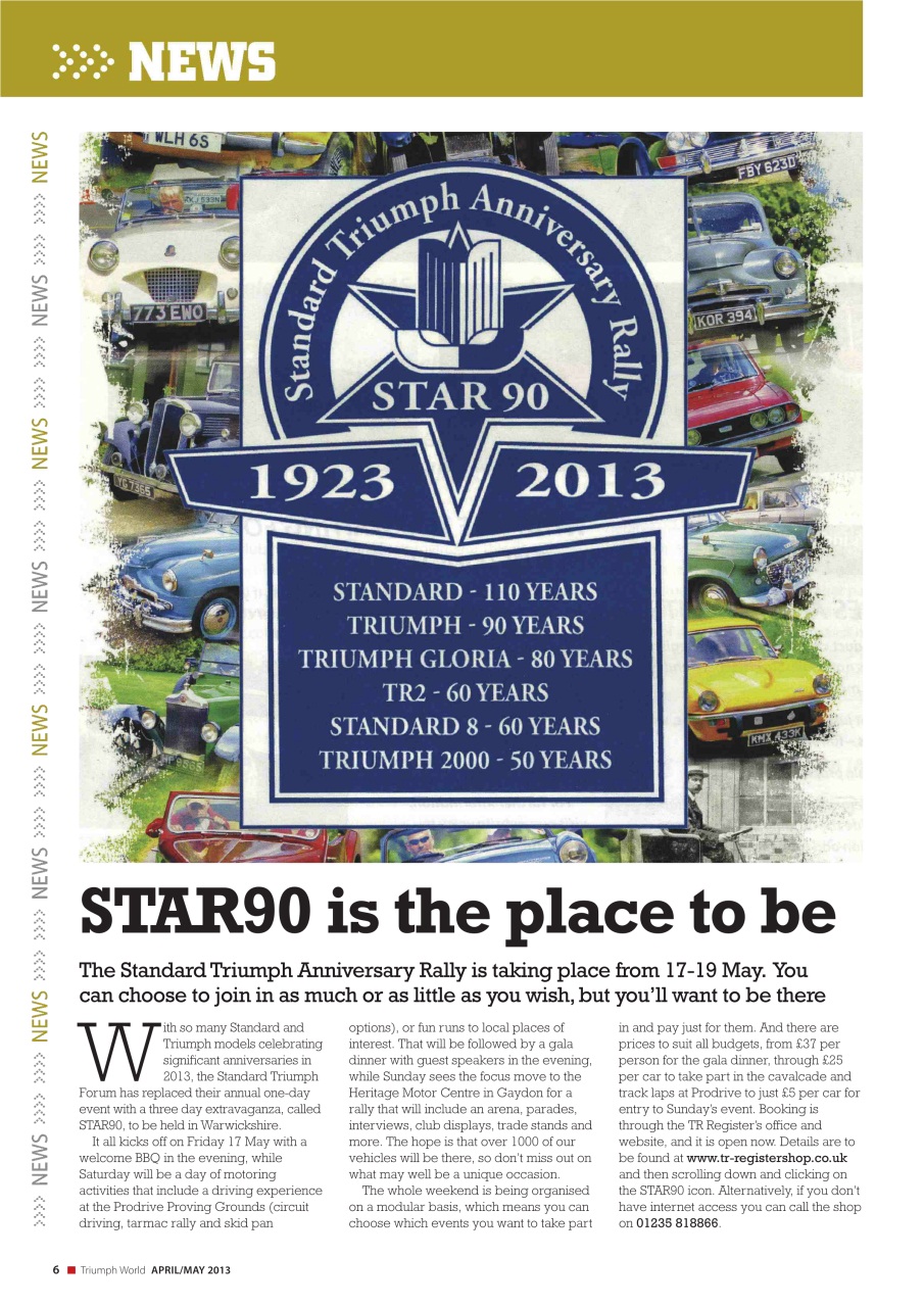 Triumph World Preview Pages