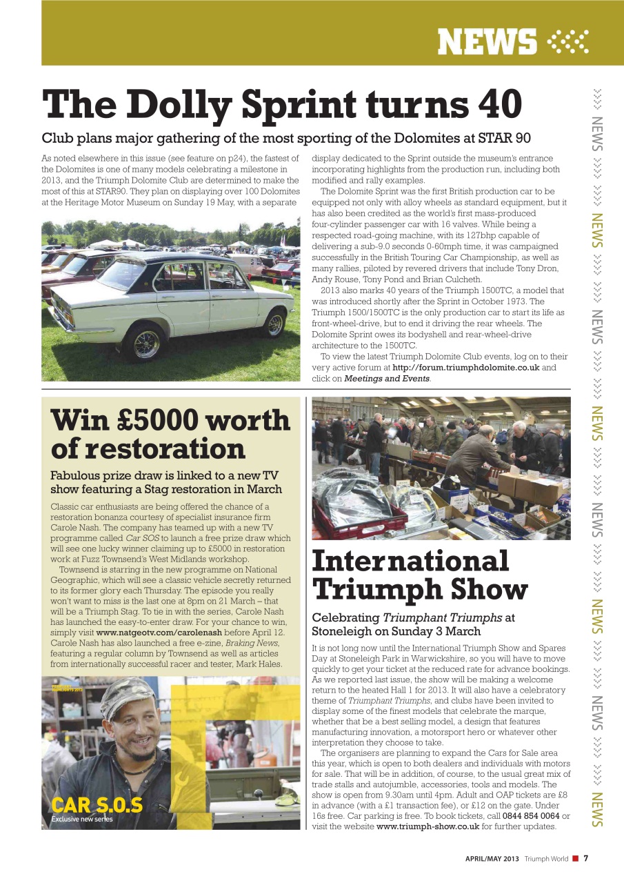 Triumph World Preview Pages