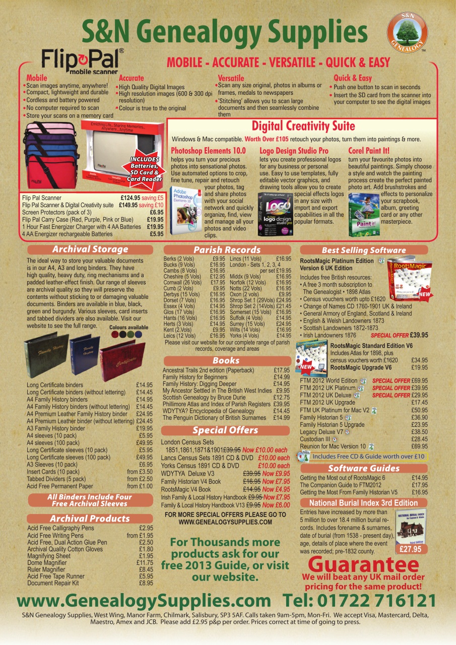 Family Tree Preview Pages