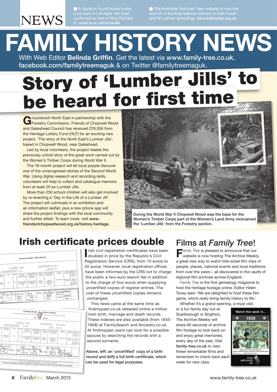 Family Tree Preview Pages