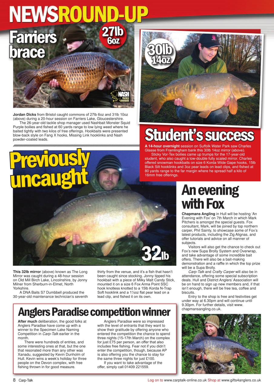 Carp-Talk Preview Pages