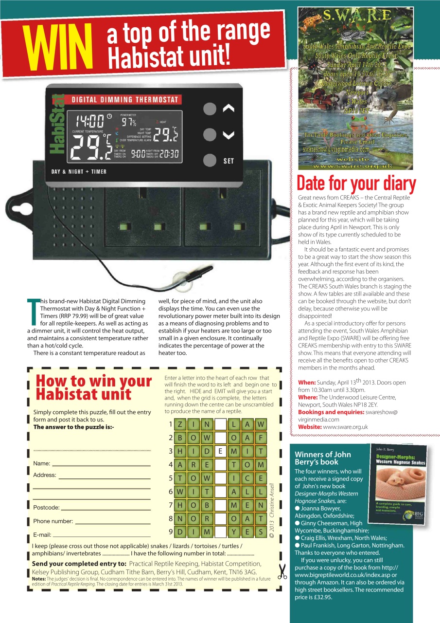 Practical Reptile Keeping Preview Pages