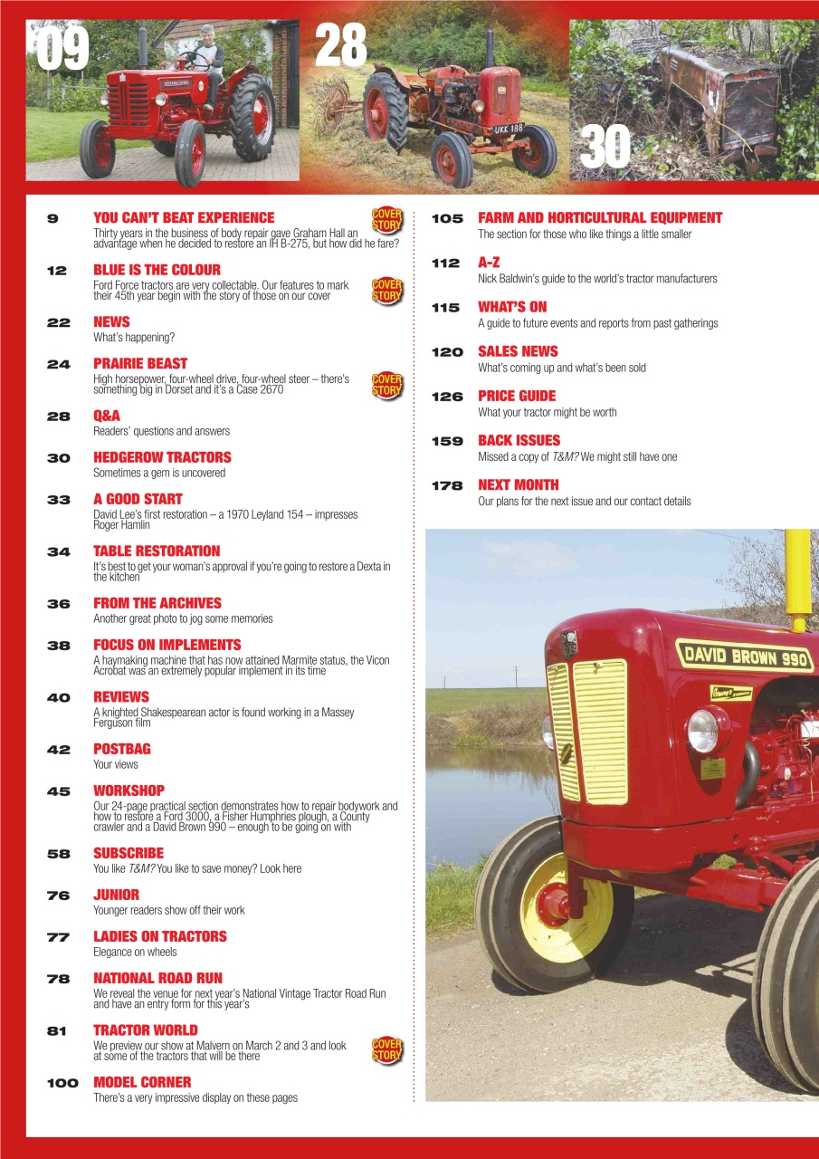 Tractor & Machinery Preview Pages