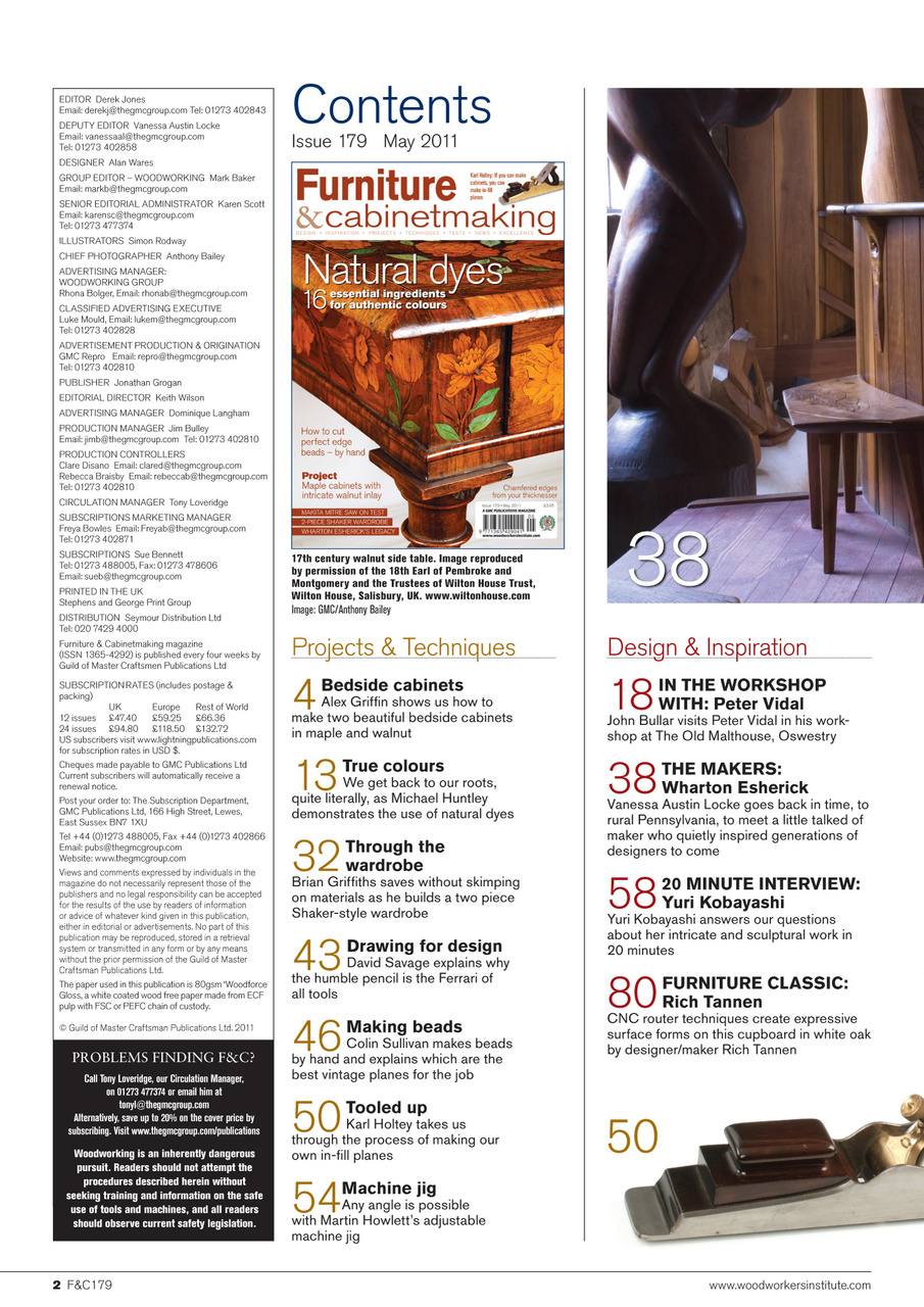 Furniture & Cabinetmaking Preview Pages