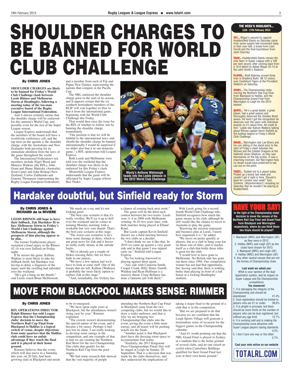 League Express Preview Pages